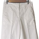 Mario Serrani Mario‎ Serrani Italy White Crop Pants Wide Leg Size 2 Photo 2