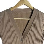 Missoni Tan Cashmere Ribbed Knit Toggle Front Cardigan Sweater Small Photo 1