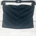 Victoria's Secret VS PINK Black Studded Bandeau Longline Tube Top Size Medium Photo 8