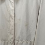 Eddie Bauer Vintage Women's Cream Trench Coat Jacket - Size Large Photo 2