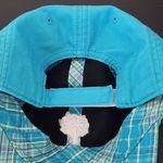 Women's Blue Plaid Daytona Beach Baseball Cap One Size Photo 3
