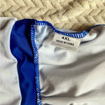 Women’s Blue Floral Swim Dress, One Piece Swimsuit, Plus Size Bathing Suit Photo 11