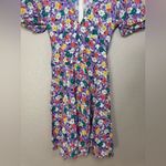 Faithfull the Brand Faithful The Brand Marie Louise Mini Dress in Nefeli Floral Purple US 2 AUS 6 Photo 4