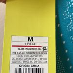 All In Motion High Support Seamless Sports Bra Turquoise Blue  size medium Photo 4