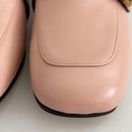 Gucci GG Marmont Malaga Kid Pink Leather Womens Loafers Size: 38.5 Photo 14