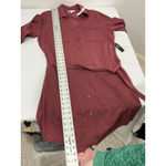 Womans Ny & Co XL Mauve Snap Front Belt Sweater Dress NWT Photo 8