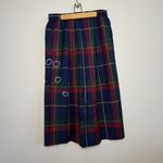 Pendleton  Plaid 100% Wool Pleated Skirt Navy Green Red | 12 Photo 6