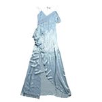 For Love & Lemons Pastel Blue Satin James Maxi Dress Womens M Photo 1