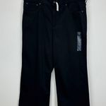 J.Crew Cropped Wide Leg Black Jean All Day Stretch High Rise Womens US 33 NWT Photo 8