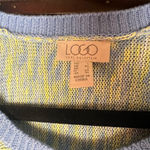 LOGO By Lori Goldstein  Blue and Green Sweater Lightweight Classic Capsule Photo 2