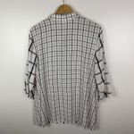 J.Jill  Plaid Button Down Tunic Top Size XL Classic Minimalist Fall Relaxed Soft Photo 3