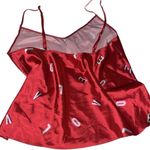 Victoria's Secret NWOT Victoria’s Secret 2019 Valentine’s Day Red Love Letter Satin Cami Sz S Photo 4