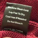 VICI Burgundy Capitol Reef V-Neck Sweatshirt Top S Photo 11