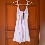 Sparkling White Mini Dress Size 4 Photo 3