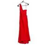 Mac Duggal 26266 Red One Shoulder Jersey Mermaid Gown Size 6 Photo 2