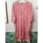 We The Free Luxe Blush Pink Crushed Velvet Tunic Blouse Dress - Size - Small Photo 5