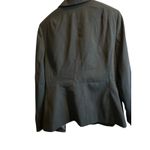 Chaus Womens Black One Button Blazer Jacket Size 14 Professional Office Photo 2