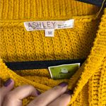 Ashley by 26 International Mustard Crew Neck Sweater Size M Photo 1