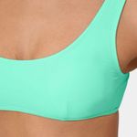 Halara 035H.- Solid U Neck Bikini Top Swimsuit. Photo 4