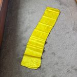 Yellow/Blue Satin Two Piece African Dress Set SIZE S Photo 6