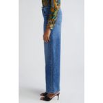 L'Agence  Alicent High Waist Wide Leg Jeans in Wilcox Blue Relaxed US 30 NWT Photo 2