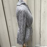 Iz Byer Byer Super Soft Gray Tie Wrap Cardigan Sweater Cotton Blend Women’s Medium Photo 3