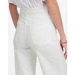 Madewell Flared Wide-Leg Jeans White Magic Pockets High Rise Raw Hem Women’s 29 Photo 1