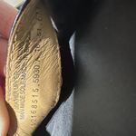 Tory Burch Black Leather Quilted Wedge Heels Espadrille SIZE 6 M Photo 7