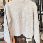& Other Stories & Other Stories wool mock neck sweater ribbed melange greige neutral knit Photo 0