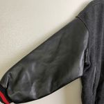 Disney  Store Mickey Varsity Jacket Mens XL Gray Faux Leather Embroider Nice Guy Photo 10