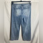 Ymi Jeans USA Wide Leg Crop Denim Blue Size 17/33 High Rise Los Angeles Photo 1