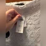 Abercrombie & Fitch White Floral Lace Pencil Skirt Photo 2
