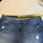 Old Navy  Boyfriend Distressed Denim Jean Shorts Women’s Size 14 Blue 6” inseam Photo 5