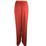 Bold Elements Cut to Curve Red Straight Wide Leg Elastic Waist Trouser Pants XL Photo 2