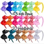 20 Grosgrain Bow Headbands Photo 2