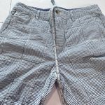 LL Bean Blue Patchwork Seersucker Favorite Fit Cotton Bermuda Shorts Size 6 Photo 9