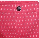 Rafaella  Comfort Stretch Pull On Printed Knit Twill Coral Pants Size 16 NEW Photo 7