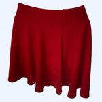 Elegant Red Women's mini Skirt with flared bottom M Size M Photo 1