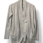 Barefoot Dreams Women Cardigan M CozyChic Lite Beige Open Front Minimalist Soft Photo 0