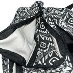 KAVU  Black & White Geometric Canvas Rope Sling Pack Bag Photo 7