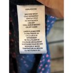 Beach Lunch Lounge Womens Top Sz large Navy Pink Hearts Long Sleeves Fairycore Blue Photo 5