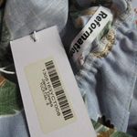 Reformation NWT Jana in Yucatan Toucan Snake Linen Tie Back Midi Dress 8 $218 Photo 5