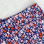 BCBGeneration  Floral Pleat Front Shorts Blue 4 Photo 4