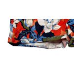 Gap Womens Girlfriend Orange Tropical Floral Bright Khakis Chino Shorts Size 10 Photo 3