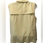 Chico's Chico’s Zenergy Golf Vest Size 2/L Lime Green Vented Mesh Zip Pockets Full Zip Photo 4