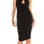 Nookie  Aria Midi Dress Ruched Halter Size M – NWT Sold Out $219 Retail Photo 0