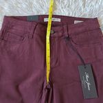 New Mavi adrianna Mid rise Super skinny jeans Maroon size 27/33 Red Size M Photo 5