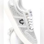 True Religion  Esperanza Silver Sequin Sneakers Size 9.5 Photo 0