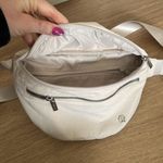 LULULEMON OVERSIZED CROSSBODY Beige Crossbody Bag with Silver Accents Tan Photo 1