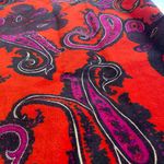 Talbots  Orange Paisley Skirt - size 8 Photo 6